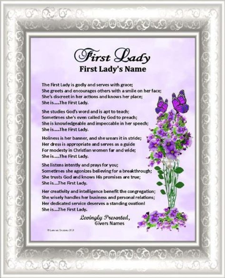 A Farewell To A First Lady