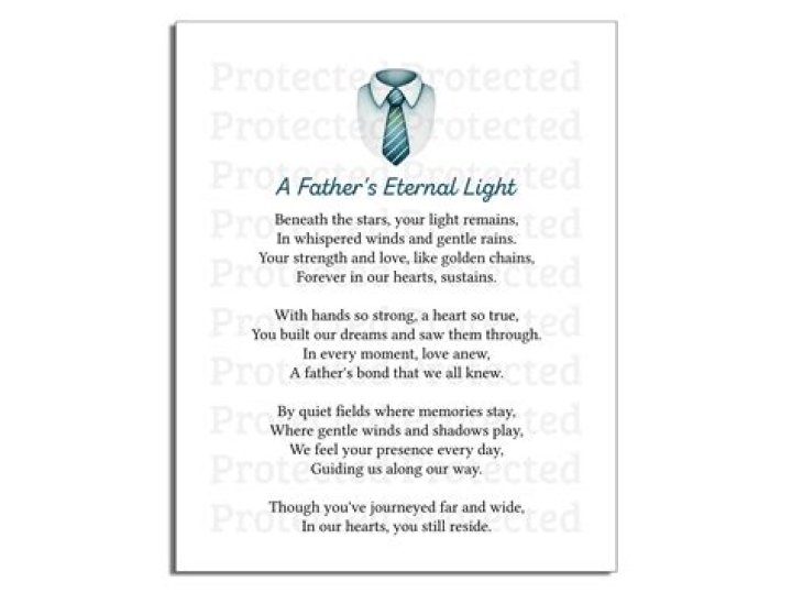 A Heartfelt Tribute To His Beloved Dad