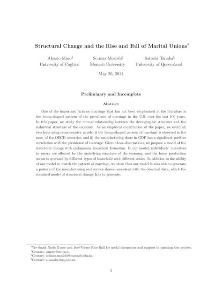 A History Of His Marital Unions