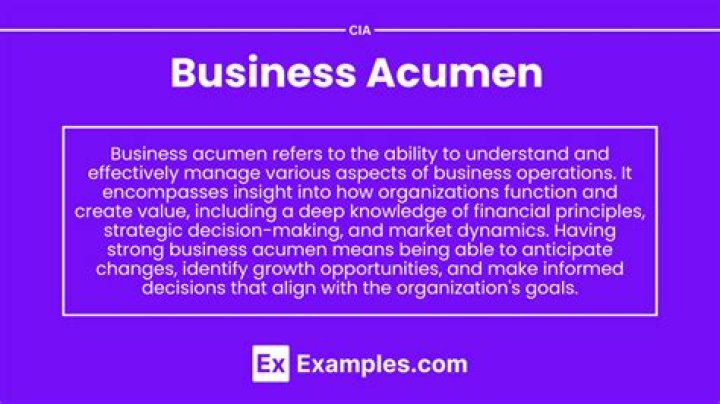 A Journey Of Business Acumen