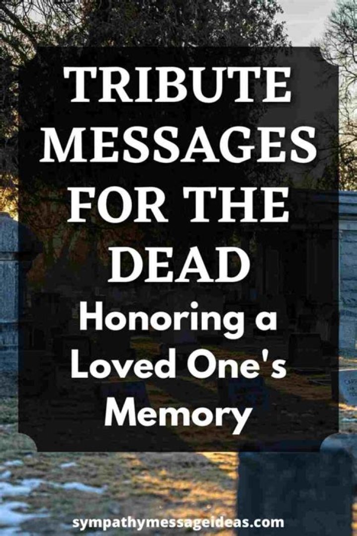 A Tribute To The Deceased Members