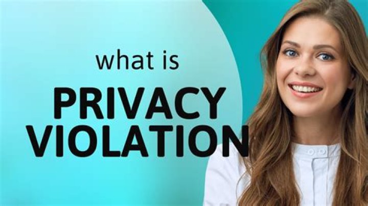A Violation Of Privacy And Copyright