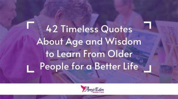 Age, Wisdom, And Literary Brilliance