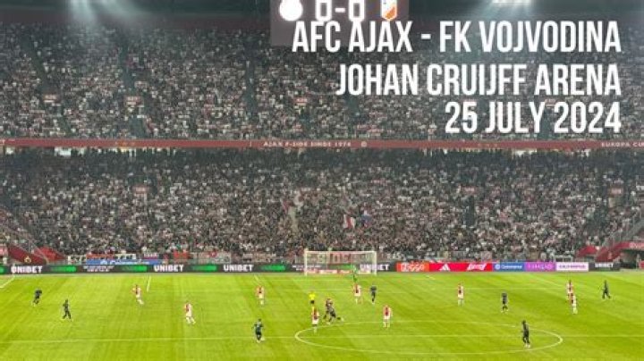 Ajax vs Vojvodina live free 25 July 2024