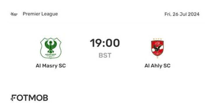 Al Masry vs. Al Ahly live 26.07.2024 Soccer