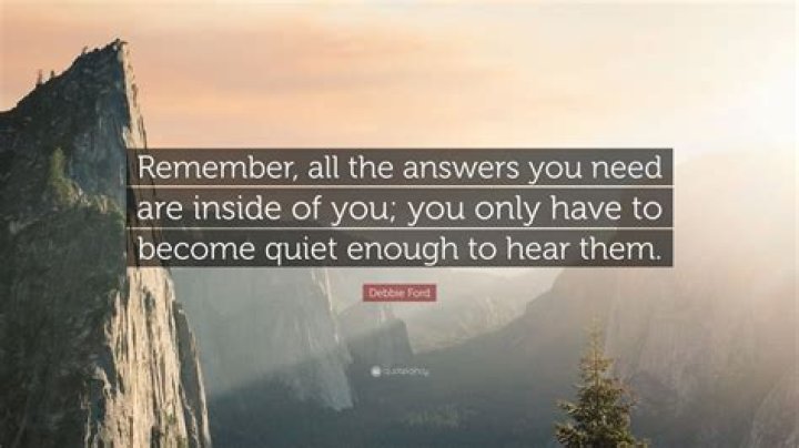 All The Answers You Need