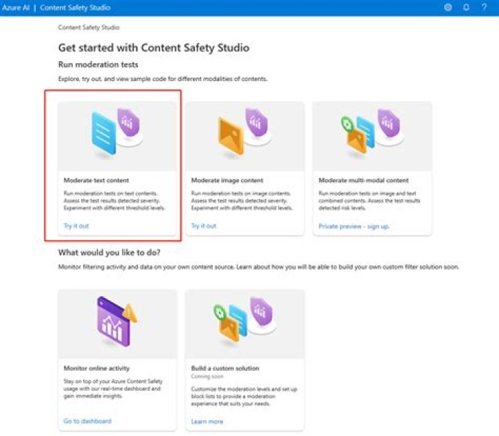 Azure AI Content Safety client library for .NET