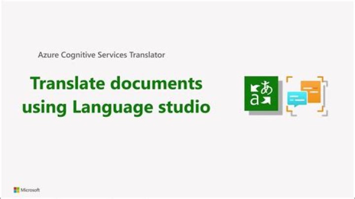 Azure Cognitive Services Document Translation client library for .NET