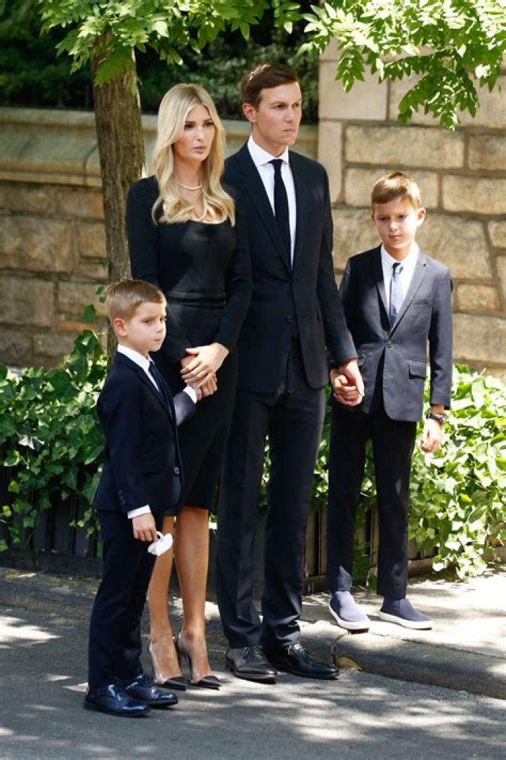 Barron Trump Grieves At Funeral For Ivanka's Mother