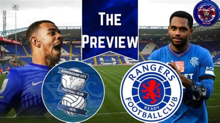 Birmingham - Rangers live online 24 July 2024