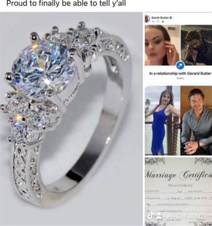Breaking News: Gerard Butler Ties The Knot