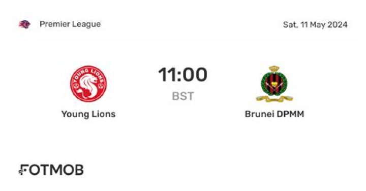 Brunei DPMM vs Young Lions live online 27 July 2024