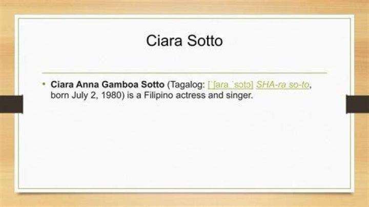 Ciara Sotto Wiki, Biography, Age, Net Worth 2022, Height, Husband, Parents, Ethnicity, Nationality ·