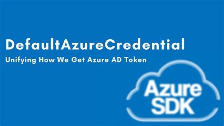 Class DefaultAzureCredential | Azure SDK for Net