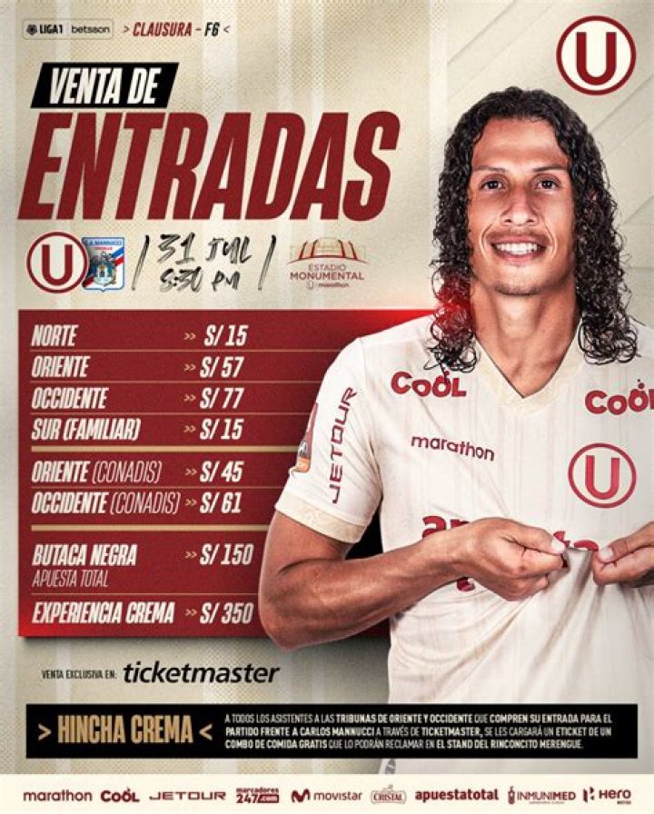 Comerciantes Unidos contra Carlos Mannucci transmisión en directo Universitario Resultados, estadísticas y highlights 26 julio 2024 En Vivo Ver Partido
