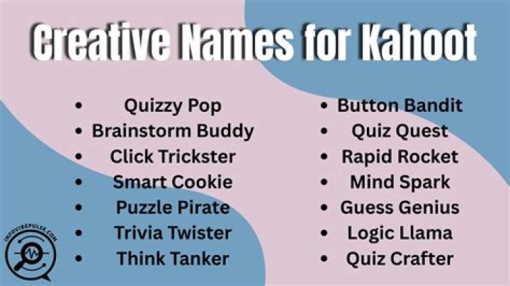 Creative And Memorable Kahoot Names To Impress Your Crowd