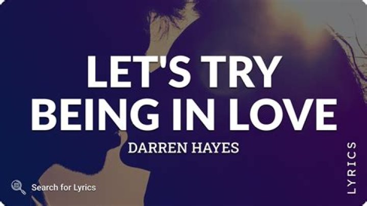 Darren Hayes Drops New Single 