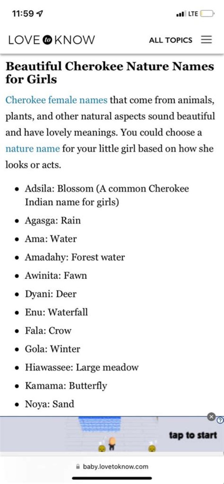 Discover Enchanting Cherokee Female Names