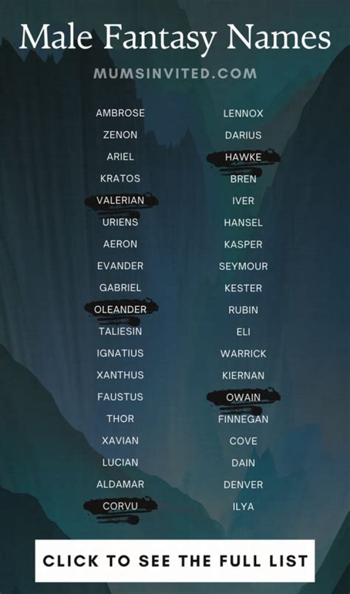 Discover Enchanting Elvish Names For Your Fantasy World