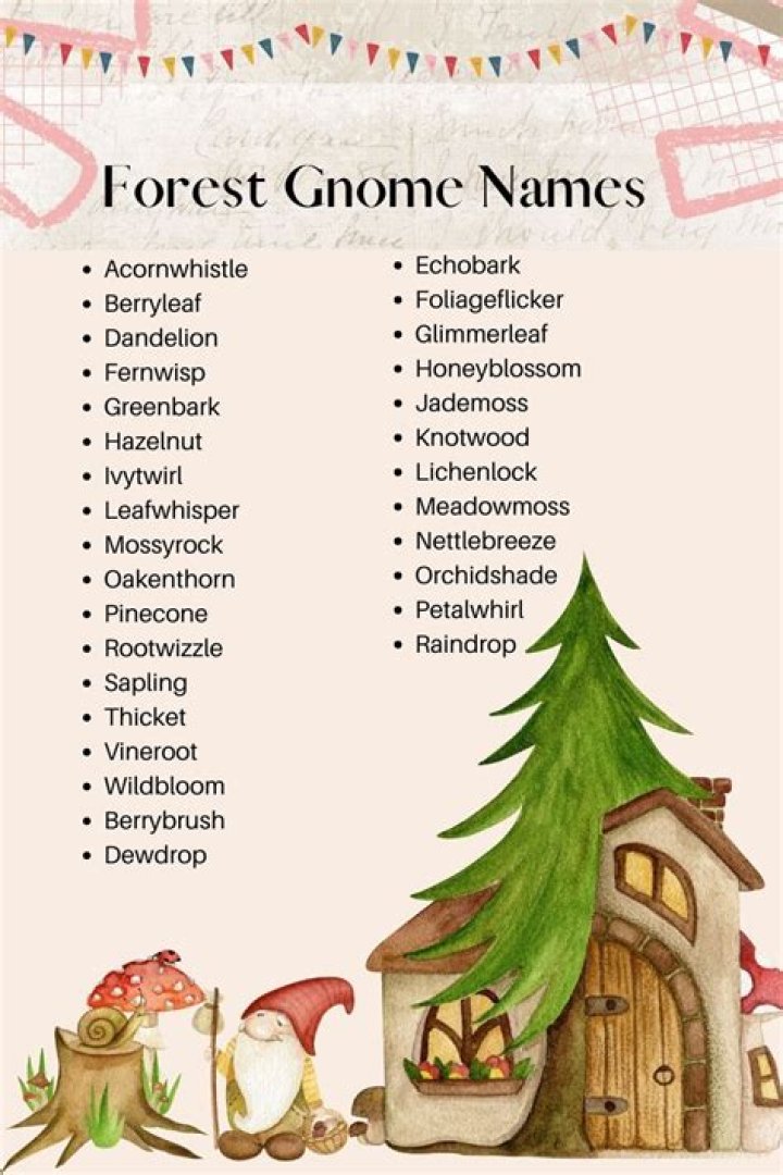 Discover Enchanting Forest Gnome Names For Your Female Characters