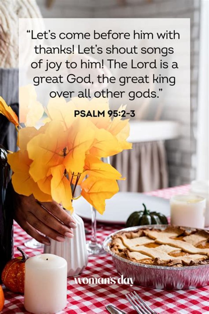 Discover Thanksgiving Verses From The Bible