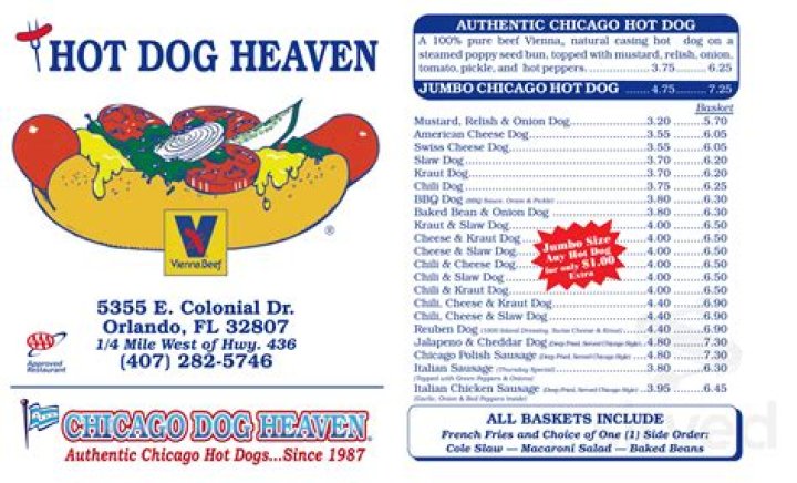 Discover The Culinary Paradise: Hot Dog Heaven's Menu Extraordinaire