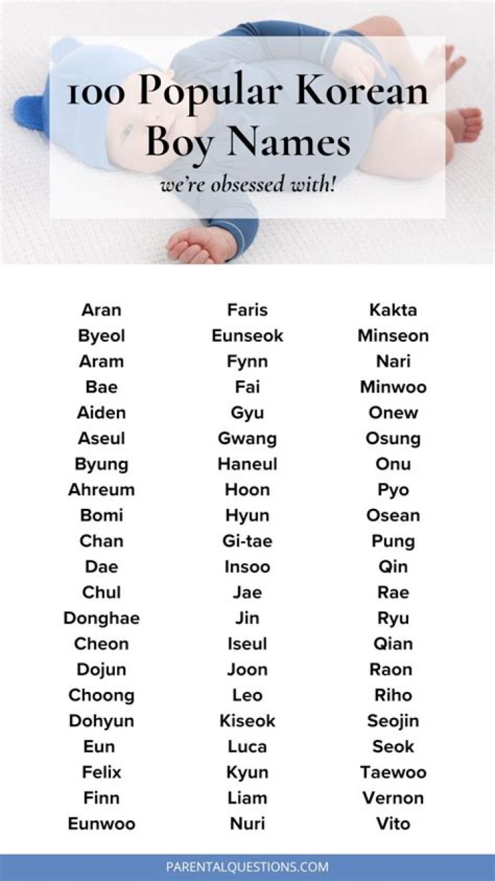 Discover Unique And Meaningful Korean Male Names For Your Baby Boy