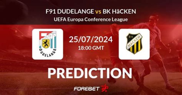 Dudelange Häcken en direct live F91 Dudelange vs Häcken Match en Direct pour 25 juillet 25 Juli 2024 Télévision en direct