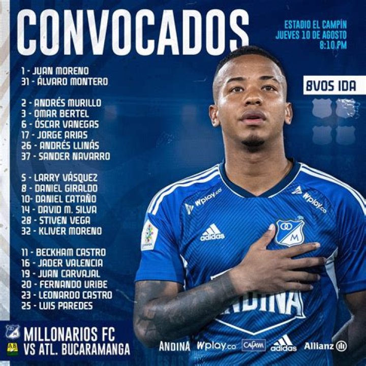 En Vivo Millonarios - Atlético Nacional vea el minuto a minuto Millonarios vs Atlético Nacional: fecha, hora y por dónde ver 25.07.2024 Televisión en vivo