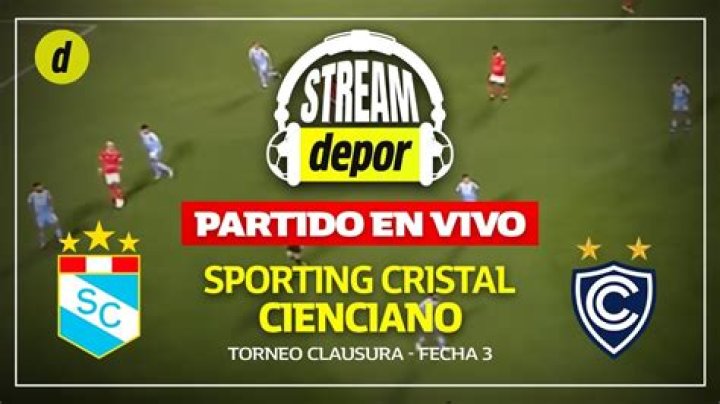 En vivo: Sporting Cristal vs Cienciano Dónde ver Sporting Cristal vs Cienciano HOY 27 julio 2024 TV