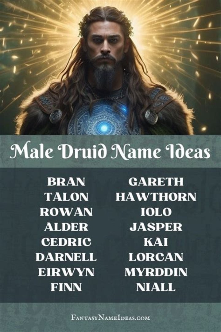 Enchanting Names For A Druid: A Guide To Finding The Perfect Identity