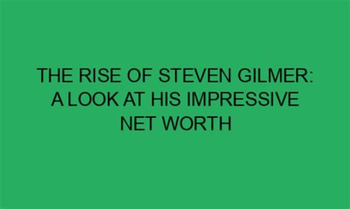 Explore His Impressive Net Worth