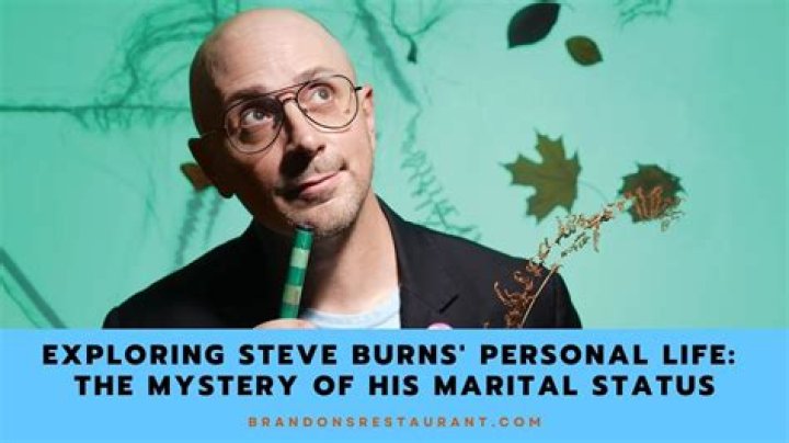 Explore The Relationship: Steve Burns' Marital Status And Spouse