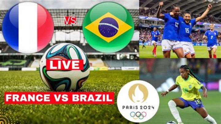 France vs. Brazil live 27 July 2024