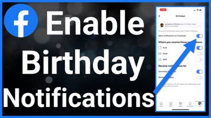 Get Your Birthday Notifications On Facebook Today!