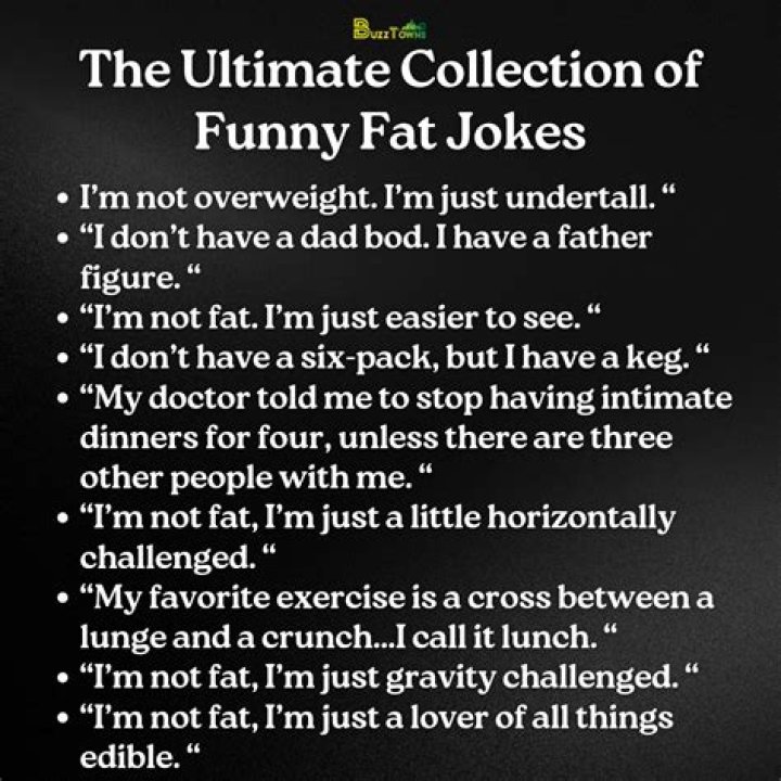 Hilarious Fat Jokes For A Rollicking Good Time
