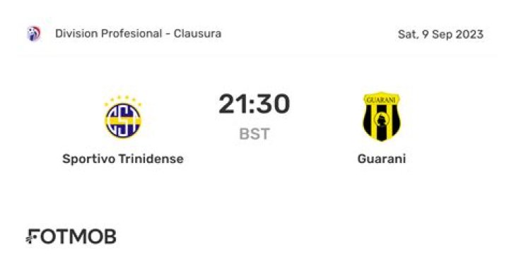 (((Hoy=))) Sportivo Trinidense-Guaraní en vivo Sportivo Trinidense - Guaraní en vivo, resultados H2H 26 julio 2024