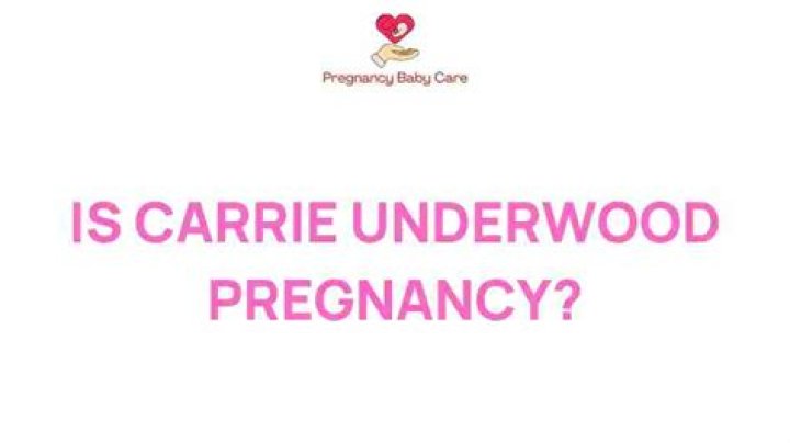 Is Carrie Underwood Expecting Again? Rumors Swirl About Third Pregnancy