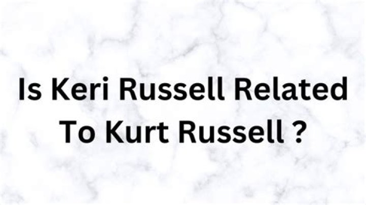 Is She Really Related To Kurt Russell?