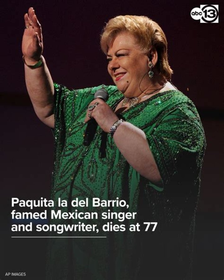 Legendary Mexican Singer And Songwriter