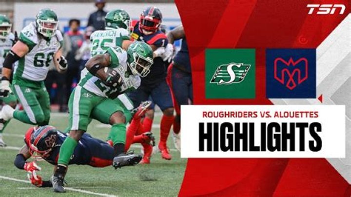 Live: Saskatchewan Roughriders VS Montreal Alouettes stream 25.07.2024