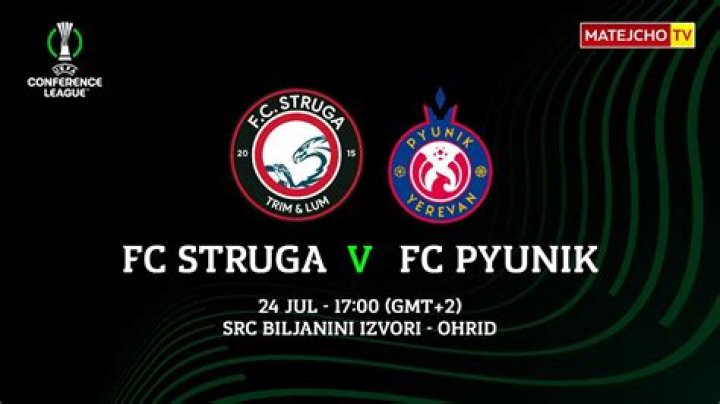 Live: Struga - Pyunik stream 24 July 2024 Live Sport