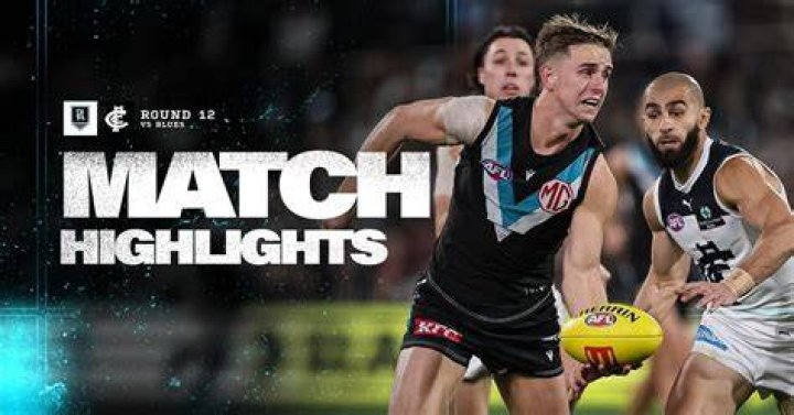 Livestream: Port Adelaide v Carlton Live TV 26 July 2024