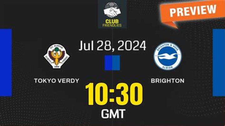 Livestream: Tokyo Verdy vs Brighton Live TV 28 July 2024