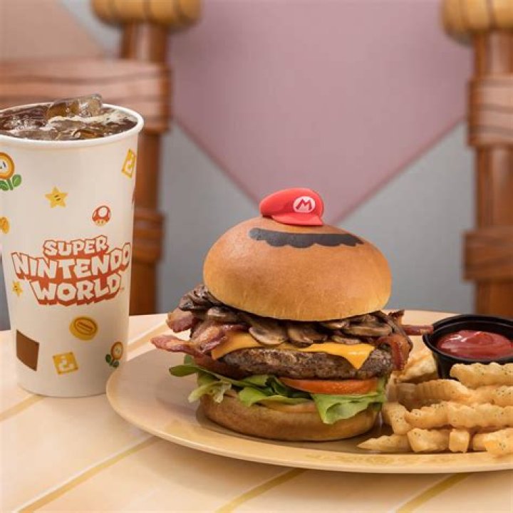 Mario Burger Super Nintendo World