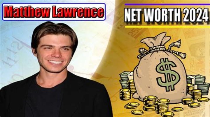Matthew Lawrence Net Worth 2022