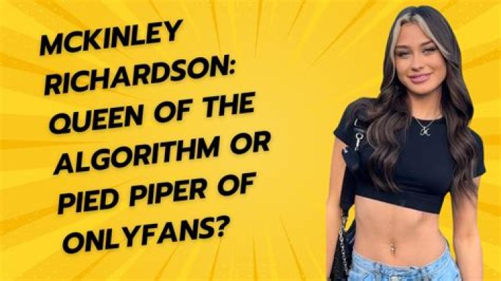 McKinley Richardson's Exclusive Content Revealed: Uncensored Leaks From OnlyFans