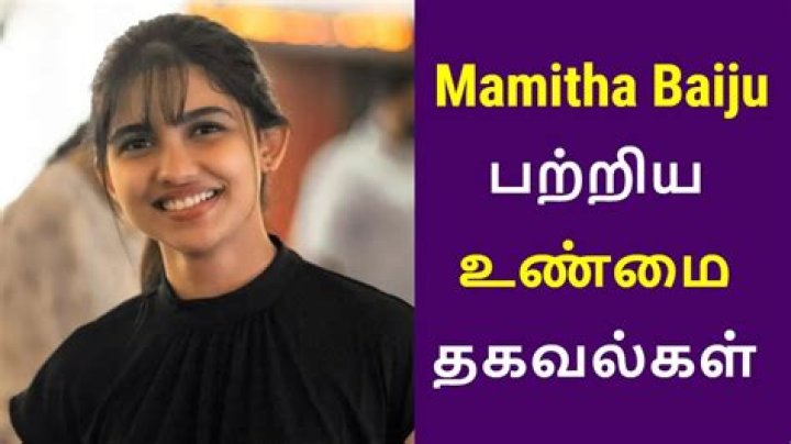 Meet Mamitha's Husband: An Inside Look At Their Relationship