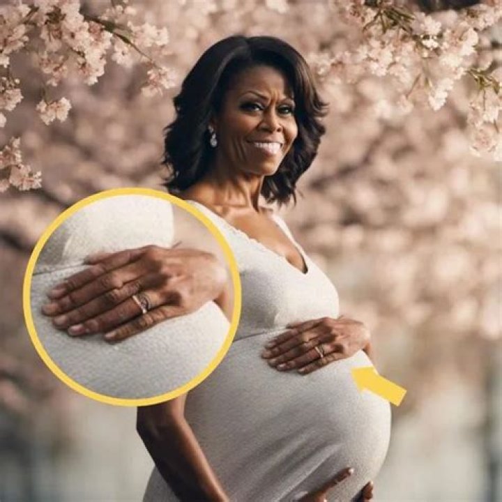 Pearlescent Pics Of An Expecting Michelle Obama