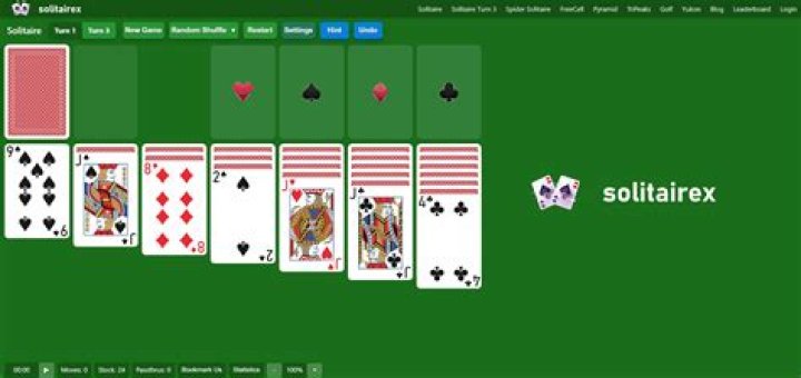 Play Free Full Screen Solitaire Game Online